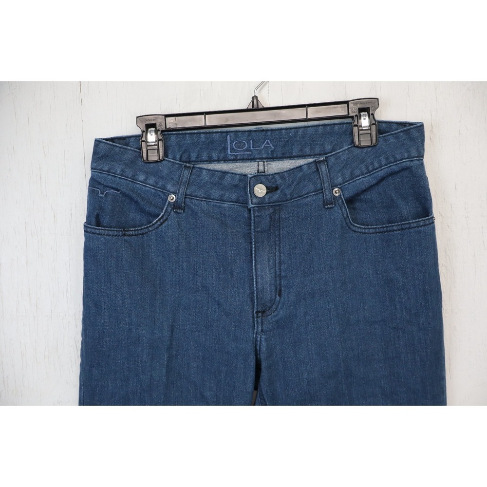 Kimes Ranch Lola Raw Hem Jeans Western Cowgirl Trouser Fit Flare Women's 12X32 - Picture 7 of 9